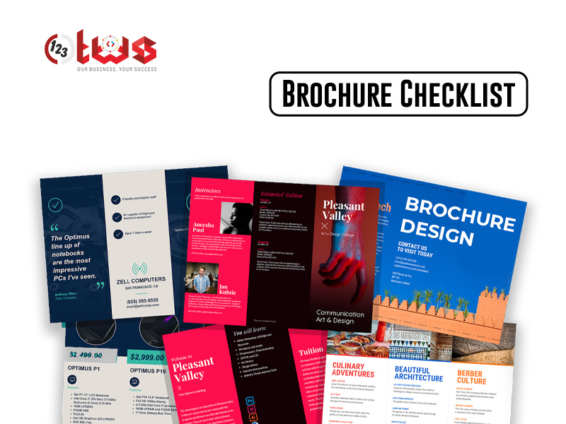 Brochure checklist