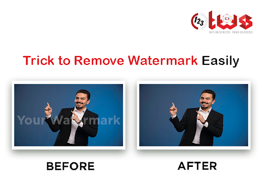 Trick to remove watermark easily